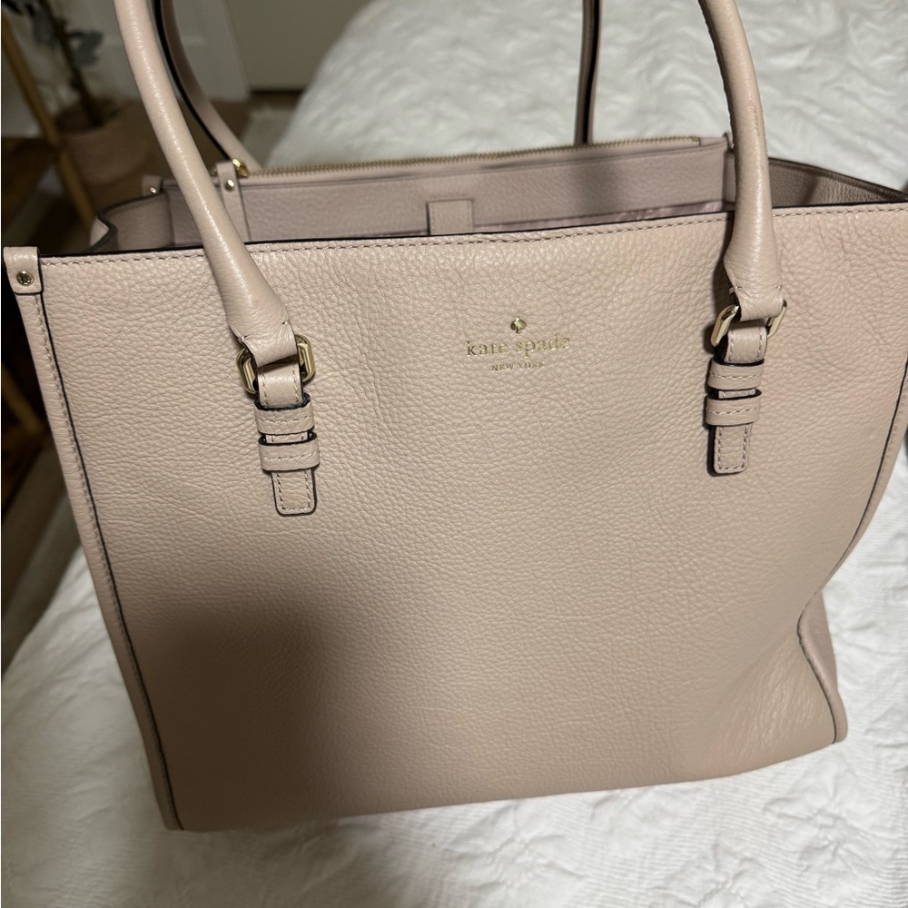 Kate Spade Light Pink Leather Tote